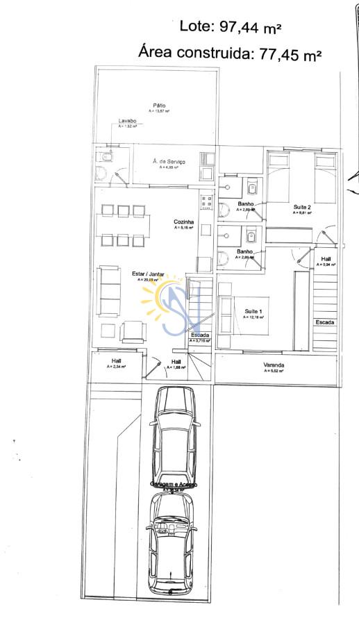 Sobrado, 2 quartos, 77 m² - Foto 20